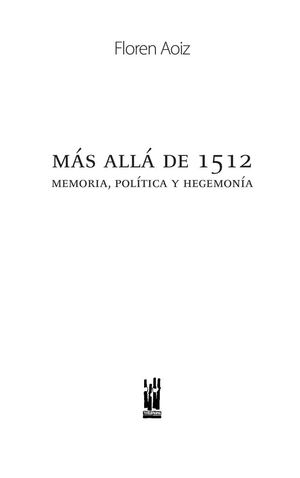 Más allá de 1512, Gramsci en la Nabarrería