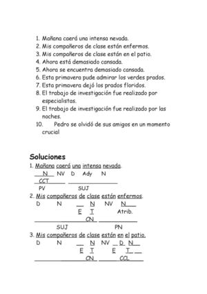 Análisis de oraciones