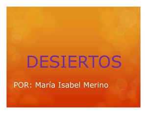 Lo mejor del desierto