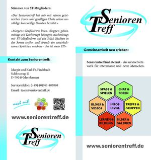 Seniorentreff.de Flyer 2. Auflage