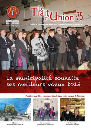 Trait d'Union n°75 - Janvier 2013