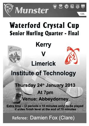 Kerry Gaa - Kerry v LIT Hurling Programme 24-01-13.pdf