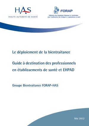 Guide du déploiement de la bientraitance
