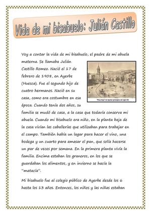 Biografía de Julián, mi bisabuelo