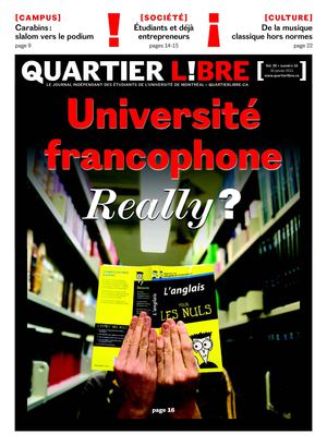 Université francophone Really ?