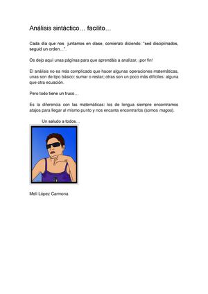 Análisis Sintáctico Nº 1