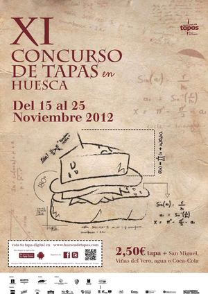 Dossier XI Concurso de Tapas en Huesca