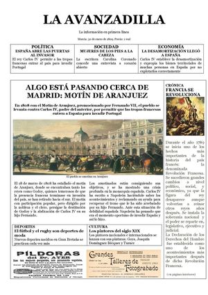 La Avanzadilla - periódico del XIX