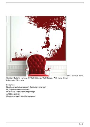 butterfly nursery wall art