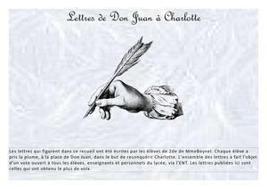 Lettres à Charlotte