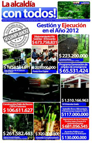 LA ALCALDIA CON TODOS MUNICIPIO DE ANZA