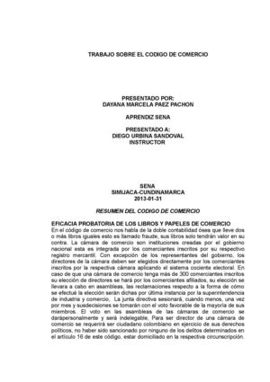 resumen codigo del comercio