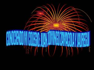 CONOCIENDO MI COLEGIO JUAN DOMINGO ZAMACOLA Y JAUREGUI