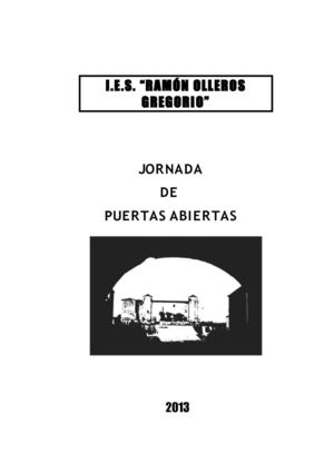 IES Ramón Olleros. Guía Académica 2013.