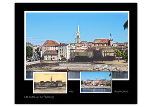 Bergerac vu d'hier, aujourd'hui.
