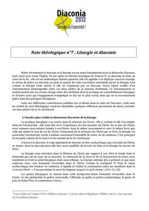Note théologique n°7