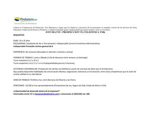VACANTE PROFUTURO GNP