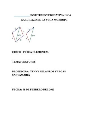 reconociendo tipos de vectores