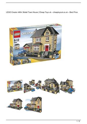 lego creator 4954