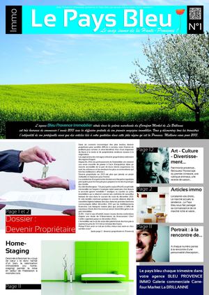 Le Pays Bleu Immo - N°1 - Premier trimestre 2013