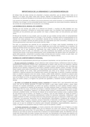 IMPORTANCIA DE LA URBANIDAD Y LAS BUENAS COSTUMBRES