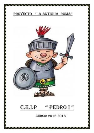 PROYECTO EDUCATIVO LA  ANTIGUA ROMA