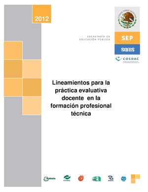 Lineamientos de Evaluacion