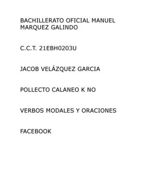 VERBOS Y ORASIONES!!!!