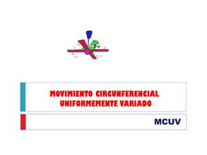 9 - Movimiento circunferencial uniformemente variado