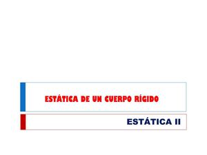 11 - Estática de un cuerpo rígido