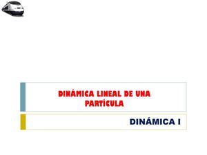 12 - Dinámica lineal de una partícula