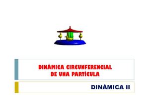 13 - Dinámica circunferencial de una partícula