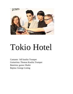 TOKIO HOTEL 