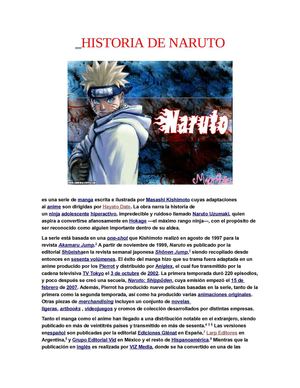 historia de naruto