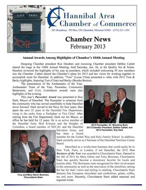February 2013 Newsletter
