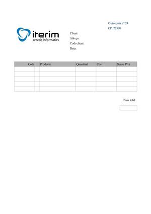 Plantilla de pressupost