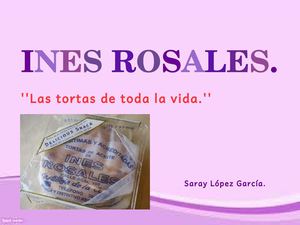Tortas Inés Rosales.