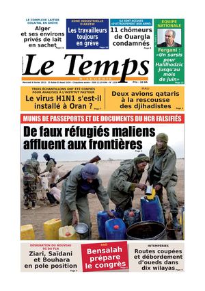 Le Temps d'Algérie Edition du Mercredi 06 Février 2013