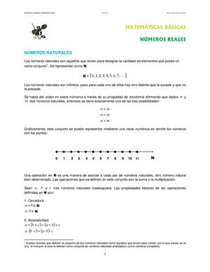 Propiedades de los números reales