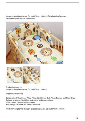 140cm x 70cm cot sheets