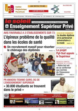 Supplément Enseignement supérieur privé