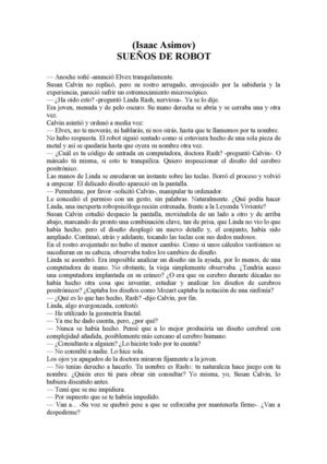 Sueños de robot