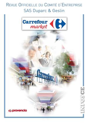 REVUE ANNUELLE CARREFOUR - CARREFOUR MARKET - CE SAS DUPARC & GESLIN