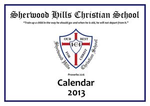 SHCS 2013 Calendar