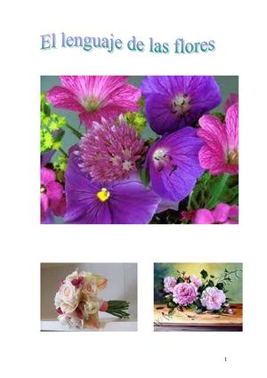 El lenguaje de las flores