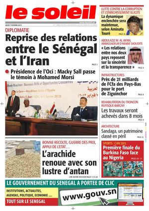 Edition du 7 Février 2013
