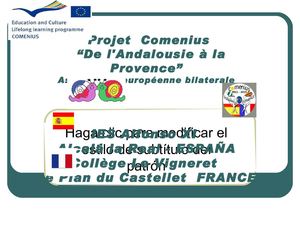 Programa en España (Abril 13)