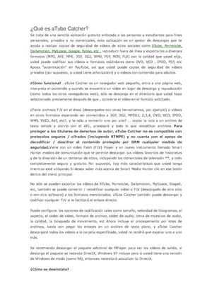 Tutorial aTube Catcher