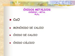 FORMULACIÓN INORGÁNICA