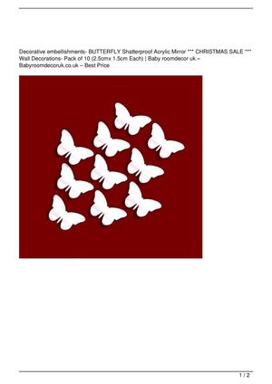 Calaméo Decorative Embellishments Erfly Shatterproof